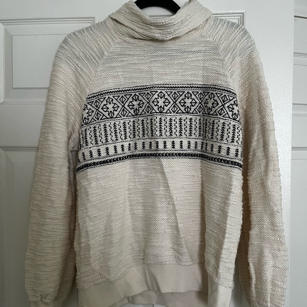 Lucky Brand Cowl Neck Sweater Size Medium